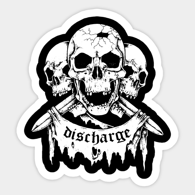 Discharge 5 Sticker by titusbenton